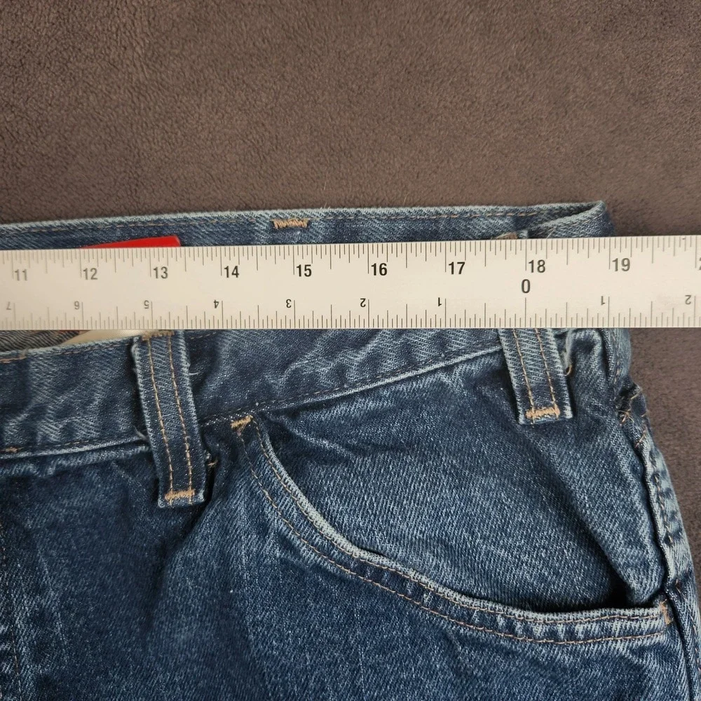 Dickies FR Flame Resistant Workrite Jeans Mens 38x32 Blue Denim USA‎ Made